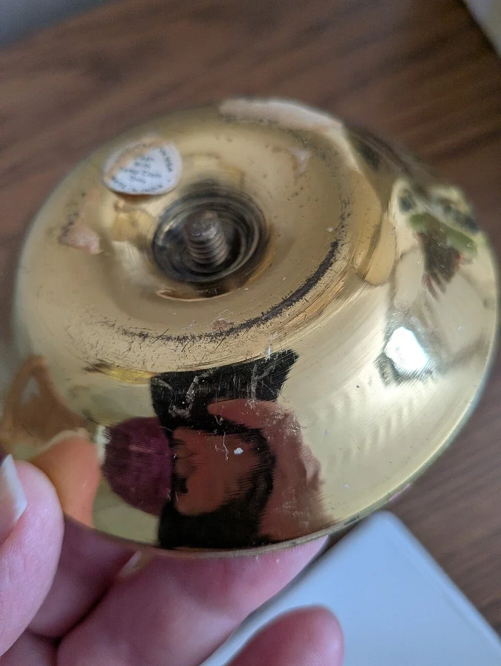 Vintage Solid Brass Candle Holder